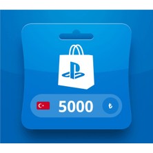 Playstation Network 5000 Tl Hediye Kartı (Gift Card)