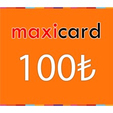 Maxicard 100 Tl E-Pin Bakiye Kodu (Wallet Card) Tr