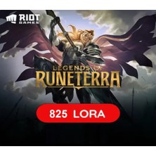 Riot Games Legends Of Runeterra 825 Lora Dijital Hediye Kartı (Gift Card)