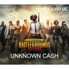 Pubg Mobile 18000 + 6300 Uc Oyun Kodu (Cd Key)