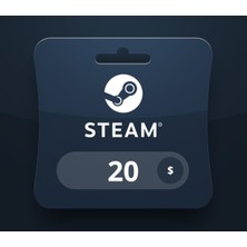 Steam 20 Usd Global Dijital Hediye Kartı (Gift Card)