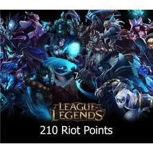 Riot Games League Of Legends 210 Rp Ön Ödemeli Kart (Prepaid Card)
