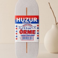 Royaleks Paça Lastiği 2,5 cm Beyaz - Geniş 10 M