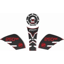Moto Life N Coffee CF MOTO 250 NK 2018 - 2022 UYUMLU Tank Pad SET 003