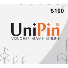 Unipin 100 Tl Mobil Oyun Kredisi Kodu (Voucher)