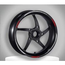 Motosev Reflektör Beyaz Iı Yamaha Nmax Uyumlu 1 Set Jant Şeridi