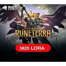 Riot Games Legends Of Runeterra 3625 Rp Hediye Kartı (Gift Card)