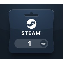 Steam Cüzdan Bakiyesi 1 Usd Hediye Kartı (Gift Card)