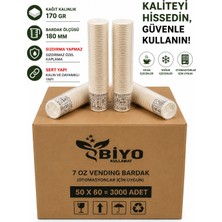 Biyo 7 Oz Karton Bardak 3000 Adet