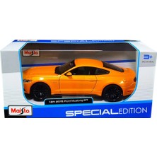 Maisto 1/24 2015 Model Ford Mustang Gt Turuncu