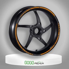 Gogo Premium Reflektör Turuncu Kesik Jant Şeridi