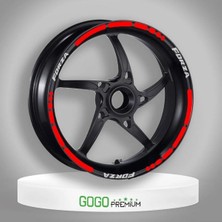 Gogo Premium Reflektör Kırmızı I Forza Jant Şeridi