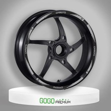 Gogo Premium Jant Şeridi Cf Moto Uyumlu Gri - 1 Set