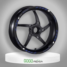 Gogo Premium Mavi Dominar Uyumlu Baskı Jant Şeridi
