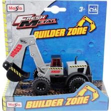 Maisto Fresh Metal Maisto Inşaat Araçları Kepçe Gri Gövdeli 11 cm