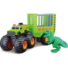 Maisto Fresh Metal Fresh Metal 4x4 Canavar Taşıyıcı Araçlar - Dinozor