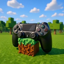 Magicland Minecraft Tasarım PS4 Gamepad Standı - PS4 Joystick ve Kol Tutucu