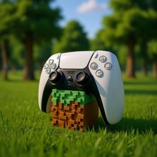 Magicland Minecraft Tasarım PS5 Gamepad Standı - PS5 Joystick ve Kol Tutucu