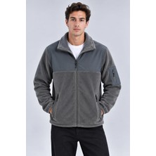 Parshey Erkek Softshell Polar Ceket Su Geçirmez Tam Fermuarlı Rahat Günlük Kullanım