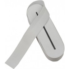 Pileli Store Beyaz - 4cm Paça Lastik Yassı Geniş 10MT (4887)