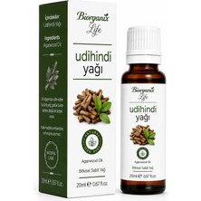 Organik Life Udi Hindi Yağı 20 ml - Cilt Yenileyici & Leke Karşıtı Bakım Yağı