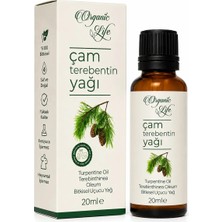 Organik Life Organic Life Çam Terebentin Yağı 20 ml – Bitkisel Uçucu Yağ – Aromaterapi ve Bakım