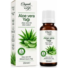 Organik Life Aloe Vera Yağı 20 ml – Sarı Sabır Bitkisel Yağ – Cilt ve Saç Bakım Yağı