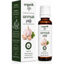 Organik Life Sarımsak Yağı 20 ml - Saç ve Sakal Köklerini Besleyici Bakım Yağı
