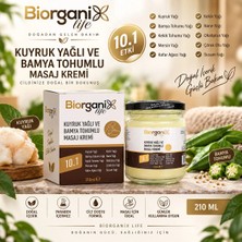 Organik Life Kuyruk Yağı Kremi Bamya Tohumu Yağlı 210 ml