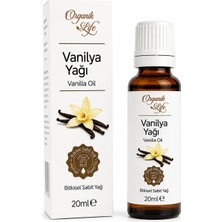 Organik Life Vanilya Yağı 20 ml | Bitkisel Sabit Yağ | Cilt ve Saç Bakım Yağı