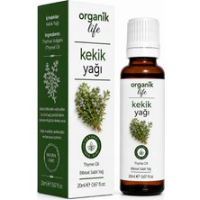 Organik Life Kekik Yağı 20 ml - Arındırıcı Cilt & Tırnak Bakım Yağı