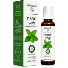 Organik Life Nane Yağı 20 ml - Ferahlatıcı & Serinletici Şakak ve Body Masaj Yağı