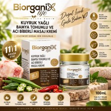 Organik Life Kuyruk Yağı Bamya Tohumlu ve Acı Biberli Masaj Kremi 100 ml