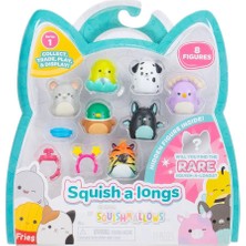 Squishmallows Squish-A-Longs 8 Figür + Yüzük Set Seri 1 AL0083