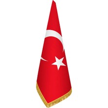 Panapole Türk Makam Bayrağı 100X150 cm Saçaklı