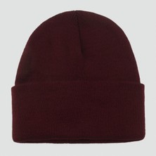 Zero Land Edntrend Çift Kat 1 Nci Kalite Renkli Bere -  Bere Eldiven - Vişne Çürüğü