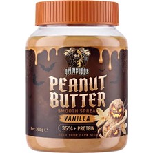 Grimsupps Grımsupps Peanut Butter 300 gr - Protenli Fıstık Ezmesi Vanilya