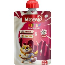 TeknoKapsül Moow Yru Kedi Için Tuklu Keçi Sütlü Kedi Et Ezmesi 90 gr