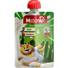 TeknoKapsül Moow Ördekli Keçi Sütlü Kedi Et Ezmesi 90 gr