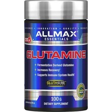 Allmax L-Glutamine Powder Fermented Unflavored 100 G