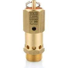 Kazan Hobi Yks 1/4" 3 Bar Standart Basınçlı Emniyet Ventili