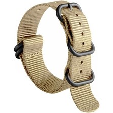Kazan Hobi Saat Kordonu, Zulu Nato Kayışı Z39NYL1B - 20 mm 22 mm 24 mm Uyumlu Tekstil Kayış - Kadın Erkek Çok Renkli