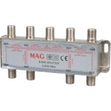 Kazan Hobi Mag MG-1511 1/8 8 Way 5-2500 Mhz Uydu Dağıtıcısı Splıtter
