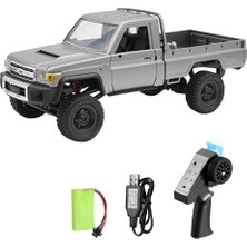 Kazan Hobi MN82 Pro 1/12 Toyota Land Cruiser LC79 4WD Rc Model Crawler Offroad Truck Uzaktan Kumandalı Araba Rtr Lisanslı Gümüş+Dahili Işık Seti