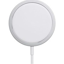 Kazan Hobi iPhone Magsafe ile Uyumlu Kablosuz Wireless Şarj Aleti Type-C Girişli iPhone 11 12 13 14 Pro Max Samsung Xiaomi ile Uyumlu