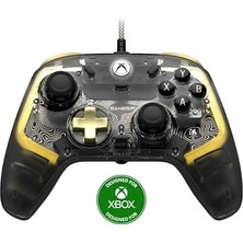 Kazan Hobi Kaleid Flux Kablolu Oyun Denetleyicisi - Xbox Series X, S, Xbox One & Windows ve Steam Için Resmi Lisanslı Oyun Kumandası, Salon Efektli Video Oyun Kumandası, Tetikleme/joystick ve Rgb Işıklar
