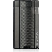 Kazan Hobi MGM04-2 Delicili Çift Jet Alev Gunmetal Çakmak