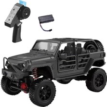 Kazan Hobi MN128 1/12 Jeep Wrangler Rubicon 4WD Rc Model Crawler Offroad Truck Uzaktan Kumandalı Araba Rtr Siyah+Dahili Işık Seti MN-128