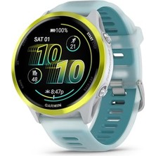 Kazan Hobi Forerunner 570-47 mm Sarı, Turkuaz, 47 mm Amoled Ekran, Alüminyum Çerçeve, Egzersiz ve Kurtarma, Çok Bantlı Gps, Hoparlör ve Mikrofon, Pay