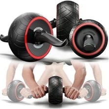Kazan Hobi Ab Wheel Roller Geniş Karın Kası Tekerleği, Oto Frenli Fitness Gövde Egzersizi Tekerleği Spor Aleti